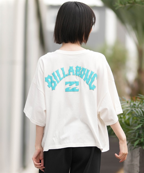 BILLABONG ビラボン 半袖 Tシャツ レディース PUFF ARCH WIDE LOOSE CROP BG013208