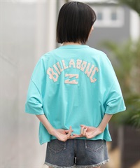 BILLABONG ビラボン 半袖 Tシャツ レディース PUFF ARCH WIDE LOOSE CROP BG013208(OCS-M)