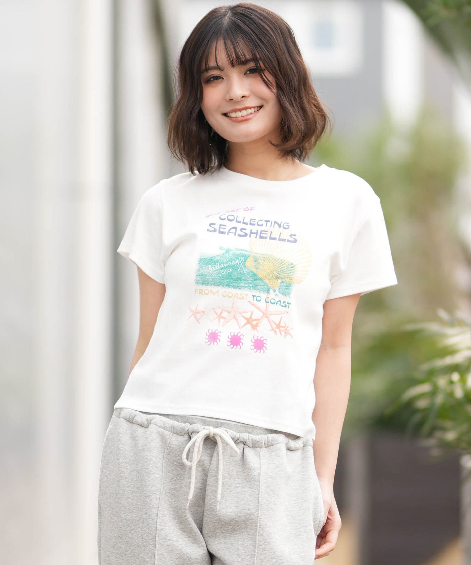 BILLABONG ビラボン 半袖 Tシャツ レディース GRAPHIC BABY FIT TEE BG013216(SCS-M)