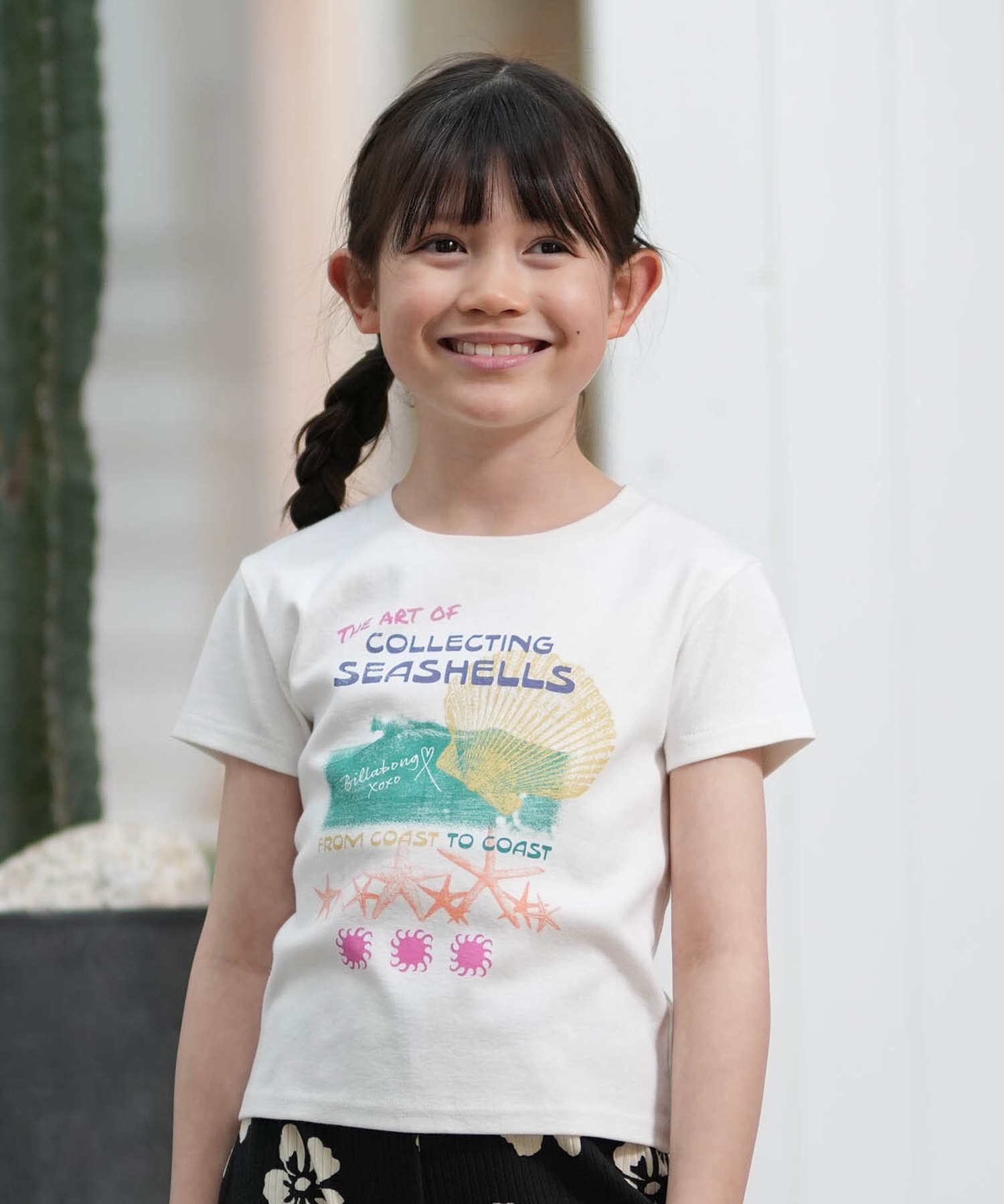BILLABONG ビラボン 半袖 Tシャツ キッズ ジュニア 子供 クルーネック GRAPHIC BG015252(SCS-130cm)