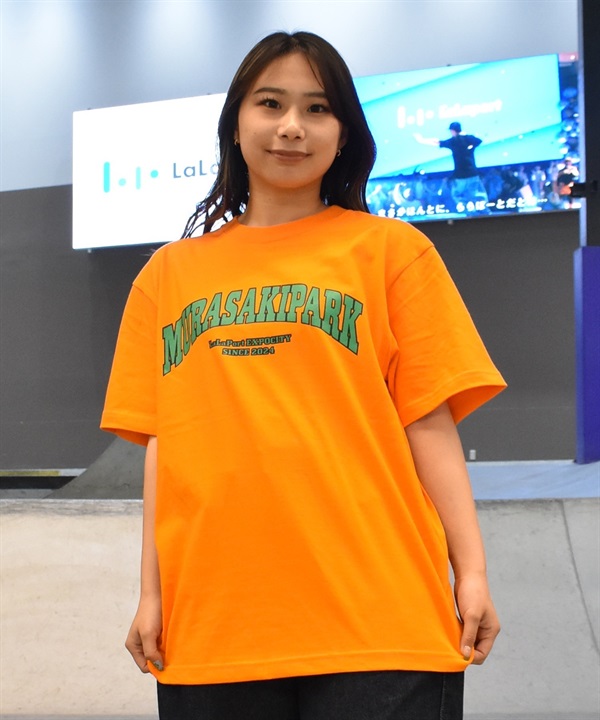 ららぽーとEXPOCITY店限定 半袖 Tシャツ カレッジロゴ メンズ レディース ユニセックス 26EXPO-1 ムラサキスポーツ限定