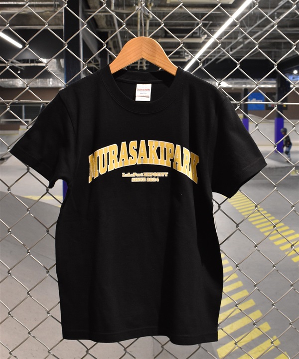 ららぽーとEXPOCITY店限定 キッズ ジュニア 子供 半袖 Tシャツ カレッジロゴ 26EXPO-1K ムラサキスポーツ限定