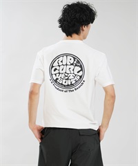 RIP CURL リップカール 水着 ラッシュガード 半袖 Tシャツ メンズ WETTI PASSAGE ICON RASH RCM6S-4304(WHT-M)
