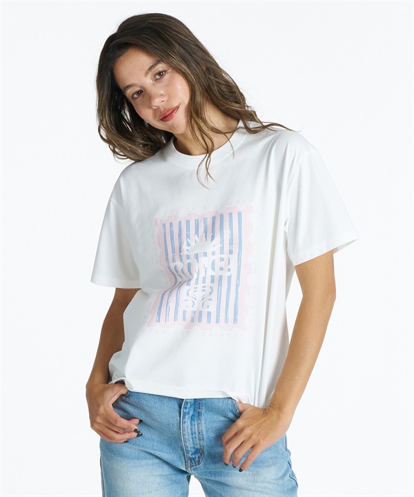 ROXY ロキシー 半袖 Tシャツ レディース フロントプリント RST261645M ムラサキスポーツ限定
