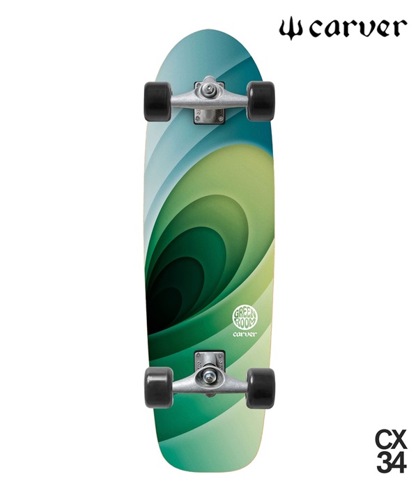 CARVER カーヴァー サーフ スケートボード 34inch GREEENROOM CX
