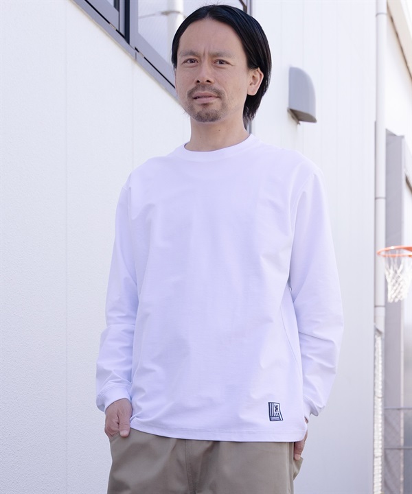 CHROME クローム 長袖 Tシャツ ロンT メンズ UVカット 接触冷感 遮熱 JP283WH ムラサキスポーツ限定