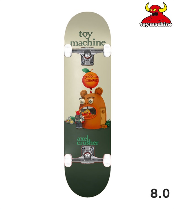 TOY MACHINE トイマシーン AXEL ROADSIDE C26002 スケートボード コンプリート 8 初心者 スケボー