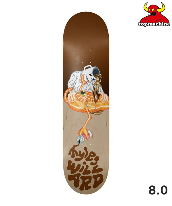 TOY MACHINE トイマシーン WILLARD FORCED COFFEE スケートボード デッキ 8 初心者 スケボー