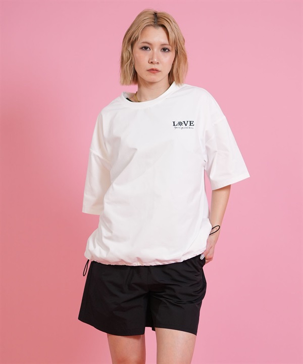 Beach Queen ビーチクイーン 水着 4点セット タンキニ レディース ラッシュT ショートパンツ 413640 ムラサキスポーツ限定