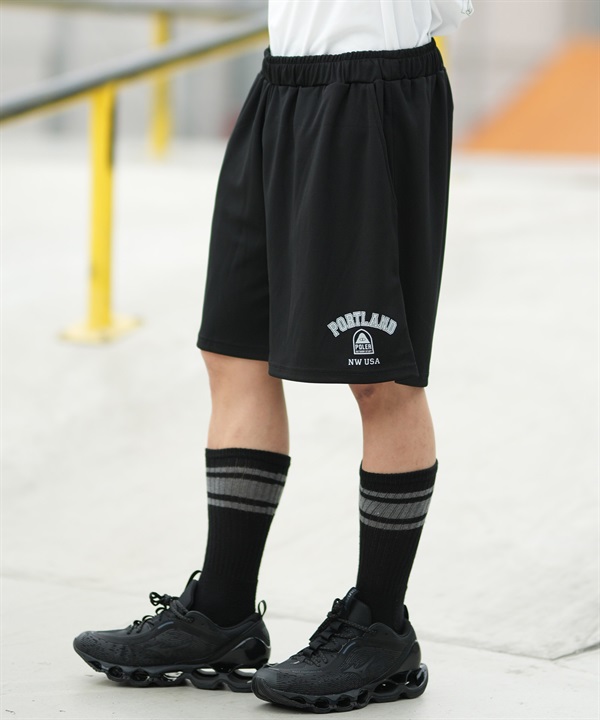 POLER ポーラー ハーフパンツ ショートパンツ メンズ 水陸両用 QUICK DRY MESH SHORTS 269MCV0023 ムラサキスポーツ限定