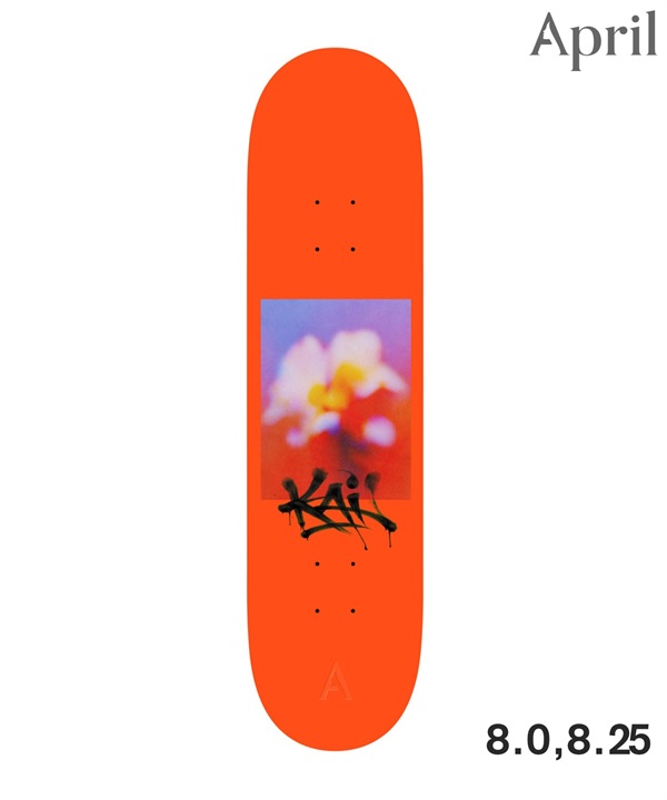 APRIL エープリル KAI BLURRED スケートボード デッキ 8 8.25 インチ スケボー 初心者 おすすめ ムラサキスポーツ