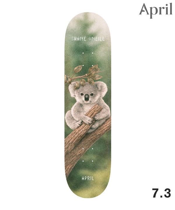 APRIL エープリル SHANE MARSUPIAL MINI 子供 スケートボード デッキ 7.3 インチ スケボー キッズ 初心者 おすすめ ムラサキスポーツ