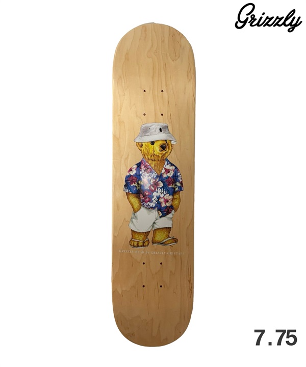GRIZZLY グリズリー HAMPTONS BEAR スケートボード デッキ 7.75 8 子供 初心者 スケボー