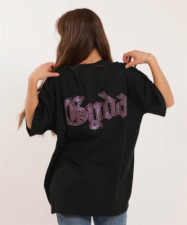 GYDA ジェイダ 半袖 Tシャツ レディース オーバーサイズ GD BACK GYDA BIG TS 72632772301 ムラサキスポーツ限定