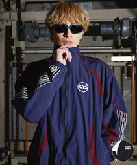 UMBRO アンブロ × ALAN SHIRAHAMA トラックジャケット UM26SSAL-BZ01(NAVY-M)
