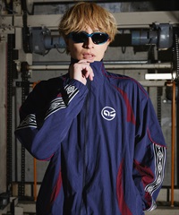 UMBRO アンブロ × ALAN SHIRAHAMA トラックジャケット UM26SSAL-BZ01(NAVY-M)
