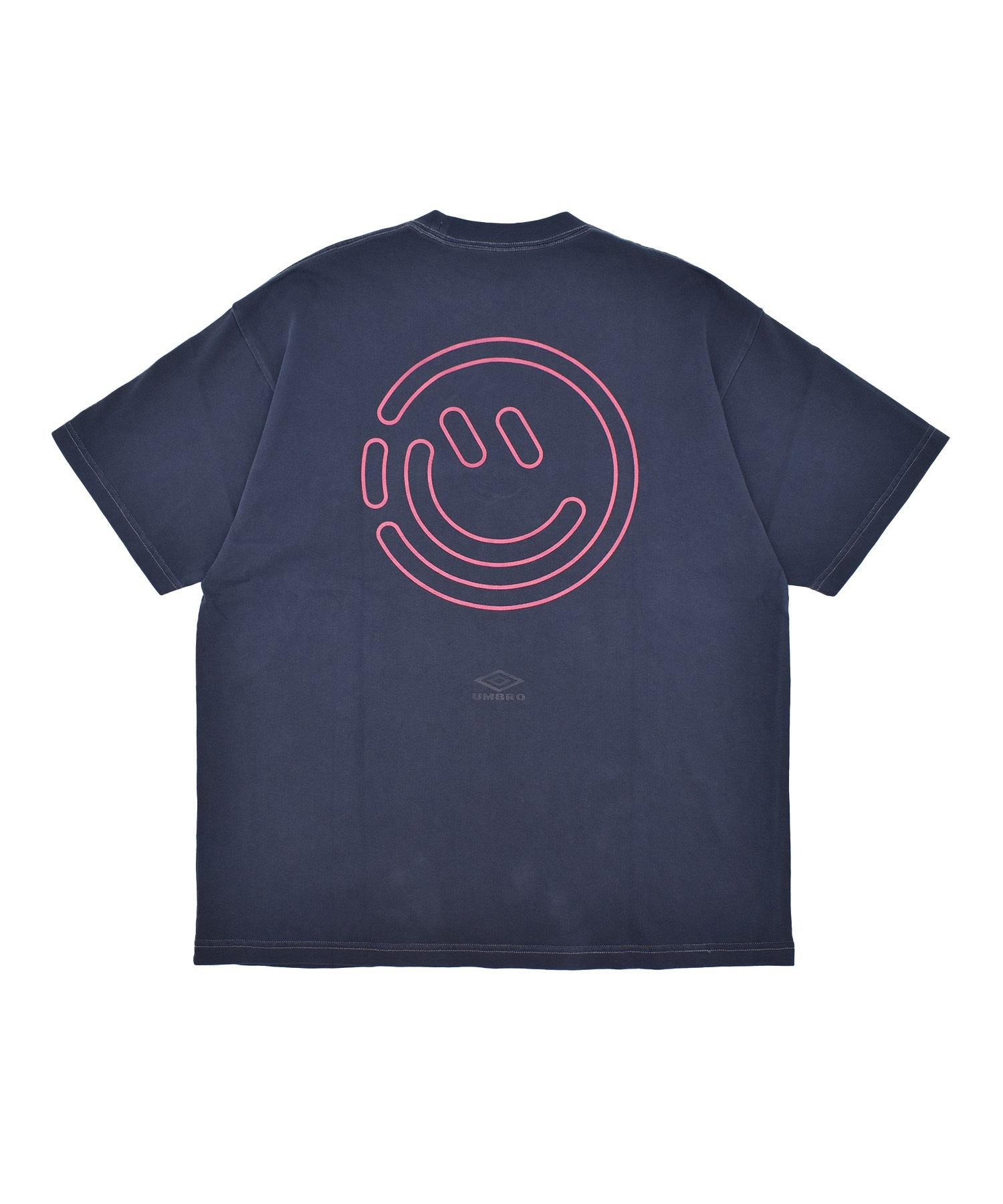 UMBRO アンブロ × ALAN SHIRAHAMA 半袖 Tシャツ UM26SSAL-CS01(NAVY-M)