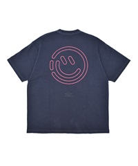 UMBRO アンブロ × ALAN SHIRAHAMA 半袖 Tシャツ UM26SSAL-CS01(NAVY-M)