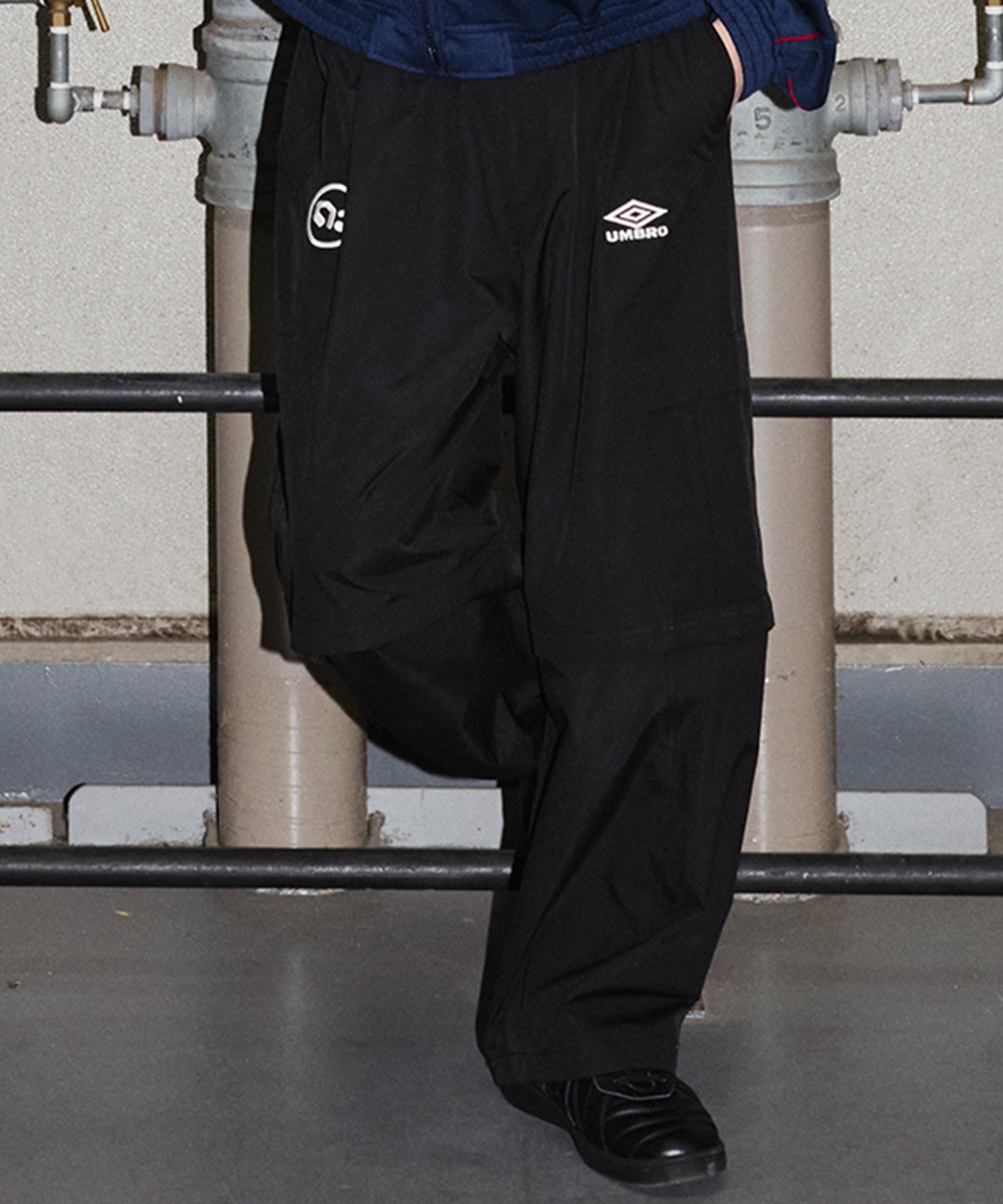 UMBRO アンブロ × ALAN SHIRAHAMA デタッチャブル カーゴパンツ UM26SSAL-PT02(BLACK-M)