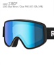 REVOLT リボルト FLAT LIGHT FRAME RC 調光レンズ 平面レンズ スノーボード ゴーグル ユニセックス ムラサキスポーツ 24-25モデル LL J17(24BCP-ONESIZE)