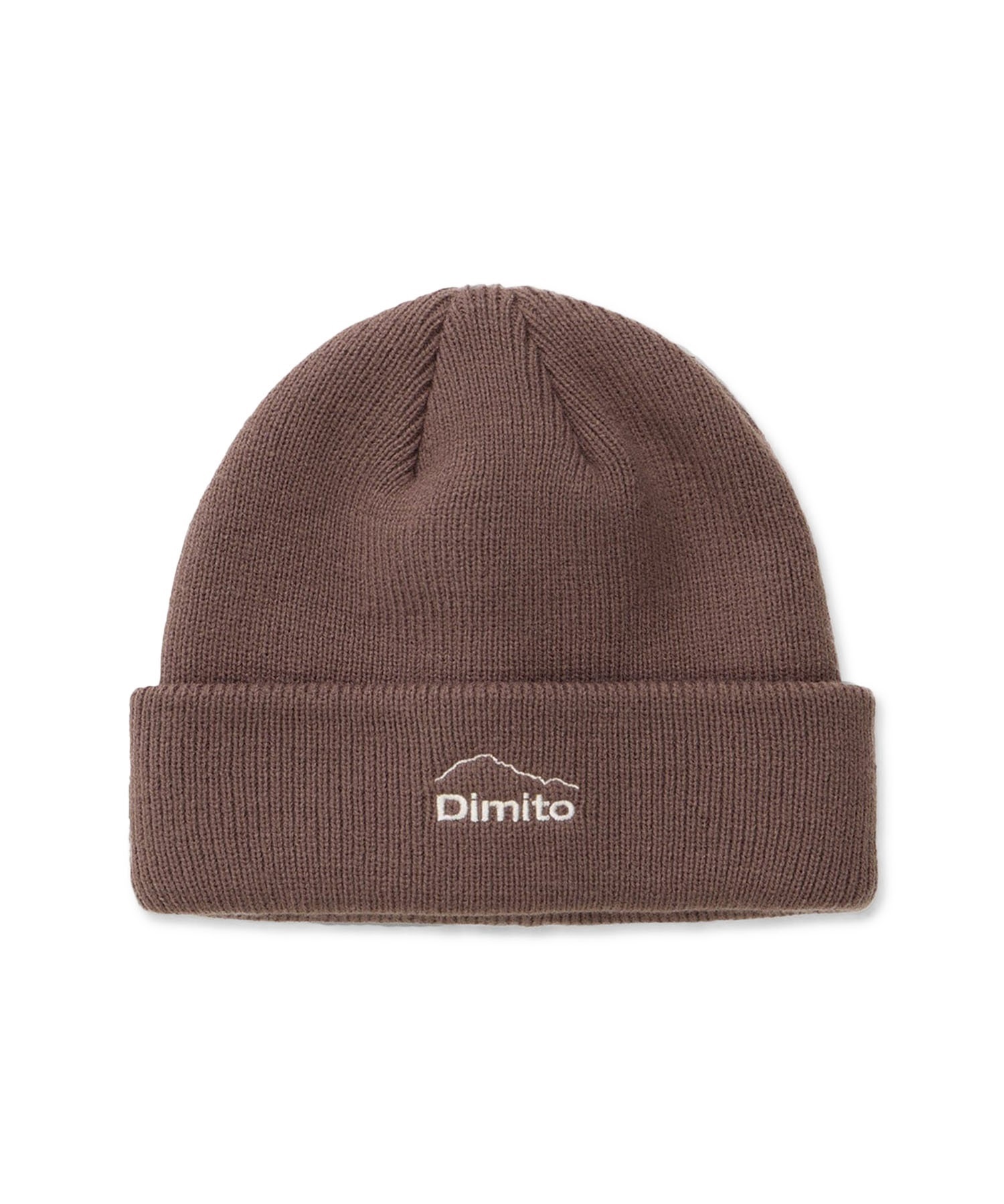DIMITO ディミト DMT LOGO BEANIE スノーボード ビーニー ユニセックス ムラサキスポーツ 24-25モデル LL J3(WHITE-ONESIZE)