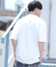 DEVILUSE デビルユース メンズ ラッシュガード 半袖 Tシャツ オーバーサイズ 水陸両用 ムラサキスポーツ限定 243OO1ST301DU(WHT-M)