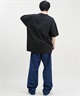 DEVILUSE デビルユース メンズ ラッシュガード 半袖 Tシャツ オーバーサイズ 水陸両用 ムラサキスポーツ限定 243OO1ST301DU(WHT-M)