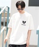 DEVILUSE デビルユース メンズ ラッシュガード 半袖 Tシャツ オーバーサイズ 水陸両用 ムラサキスポーツ限定 243OO1ST303DU(WHT-M)