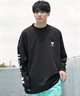 DEVILUSE デビルユース メンズ ラッシュガード 長袖 Tシャツ オーバーサイズ 水陸両用 ムラサキスポーツ限定 243OO1LT089DU(WHT-M)