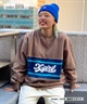X-GIRL/エックスガール CONTRAST COLOR SWEAT TOP レディース トレーナー 105233012023 ムラサキスポーツ限定(BLACK-FREE)