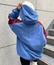 X-GIRL/エックスガール  CONTRAST COLOR SWEAT HOODIE レディース プルオーバー パーカー 105233012022(WHITE-M)