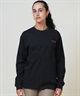 THE NORTH FACE ザ・ノース・フェイス 長袖 Tシャツ ロンT レディース 刺繍 花 ロングスリーブフラッシュドライフラワーロゴティー NT82535(K-S)