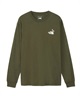 THE NORTH FACE ザ・ノース・フェイス 長袖 Tシャツ ロンT レディース 無地 ワンポイント ロゴ ロングスリーブズーピッカーティー NT82536(AG-S)