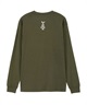 THE NORTH FACE ザ・ノース・フェイス 長袖 Tシャツ ロンT レディース 無地 ワンポイント ロゴ ロングスリーブズーピッカーティー NT82536(AG-S)