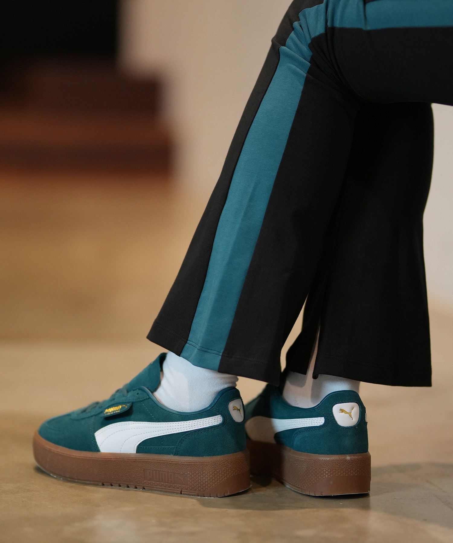 PUMA プーマ スニーカー レディース Tトゥ テラス系 PALERMO ELEVATA パレルモ ウィメンズ 399348(1-23.0cm)