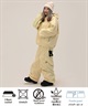 6KNOT シックスノット BRIGHT PANEL スノーボード ウェア パンツ レディース ムラサキスポーツ 25-26モデル LL C28【2526】(IVORY-S)