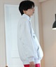 FORGET NEVER フォーゲットネバー ハーフジップトレーナー ビックシルエット 244OO1TR090FN	ムラサキスポーツ限定(BLK-M)