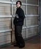 FORGET NEVER フォーゲットネバー ハーフジップトレーナー ビックシルエット 244OO1TR090FN	ムラサキスポーツ限定(BLK-M)