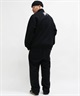 FORGET NEVER フォーゲットネバー ハーフジップトレーナー ビックシルエット 244OO1TR090FN	ムラサキスポーツ限定(BLK-M)