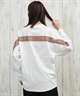 adidas アディダス 長袖 Tシャツ ロンT レディース バックテープ CX380(BK-M)