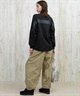 adidas アディダス 長袖 Tシャツ ロンT レディース バックテープ CX380(BK-M)