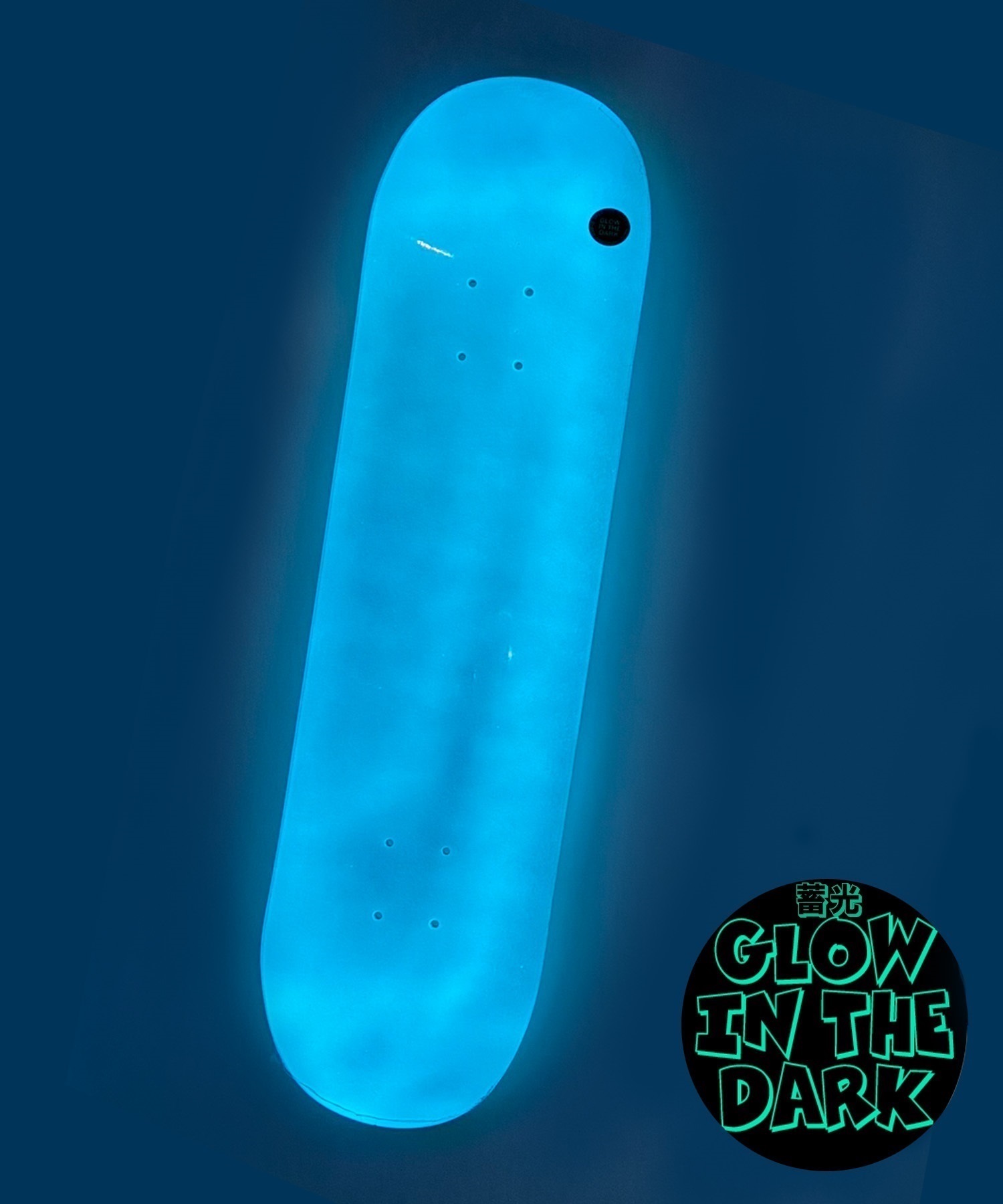 THREE WEATHER スリーウェザー LUMINOUS CRUISER スケートボード デッキ クルーザー 7.7 蓄光 スケボー(LM-7.7inch)