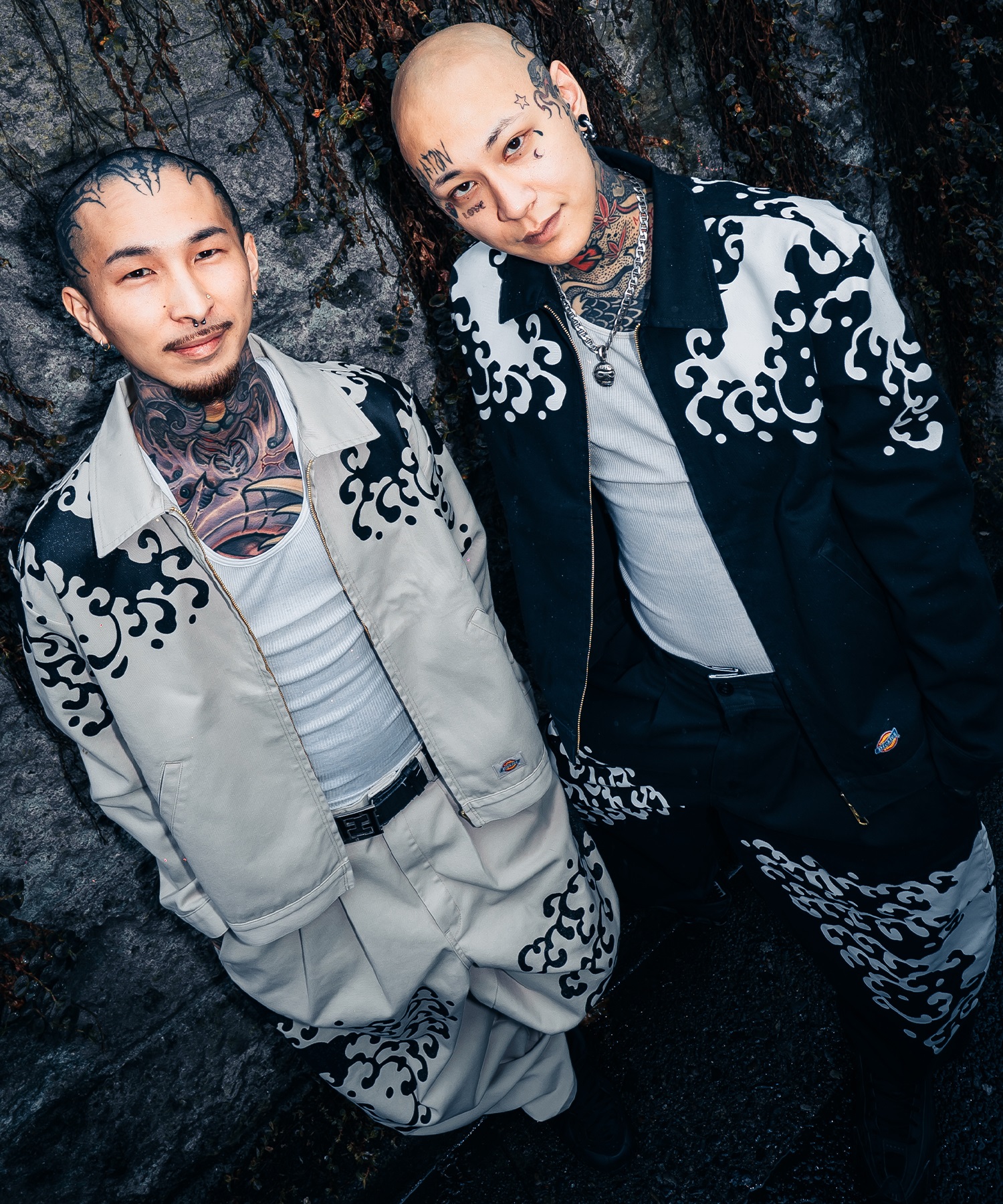 Dickies ディッキーズ ジャケット メンズ INSCRIBE TATTOO コラボモデル MS X INS WAVE PRINT JK 81560300(0003-M)