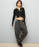 DC ディーシー 長袖 Tシャツ ロンT レディース クロップド丈 ショート丈 ジップアップ TELECO ZIP CARDIGAN LCD254310(BES-M)