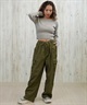DC ディーシー 長袖 Tシャツ ロンT レディース クロップド丈 ショート丈 シンプル TELECO SHORT LS LLT254311(BES-M)