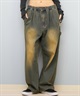 DC ディーシー ロングパンツ レディース デニム パンツ Gパン ワイドペインターパンツ LPT254303(BDB-M)