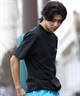 NEW ERA ニューエラ ラッシュガード メンズ 半袖 Tシャツ バックプリント 水陸両用 ユーティリティ UVカット 吸汗速乾 セットアップ対応 14391950(BK-M)