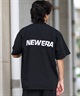 NEW ERA ニューエラ ラッシュガード メンズ 半袖 Tシャツ バックプリント 水陸両用 ユーティリティ UVカット 14391955(BK-M)