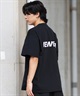 NEW ERA ニューエラ ラッシュガード メンズ 半袖 Tシャツ バックプリント 水陸両用 ユーティリティ UVカット 14391955(BK-M)