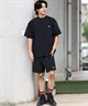NEW ERA ニューエラ ラッシュガード メンズ 半袖 Tシャツ バックプリント 水陸両用 ユーティリティ UVカット 14391955(BK-M)